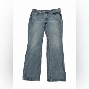 Silver Suki Slim boot Classic Blue Denim Jeans 18/L33